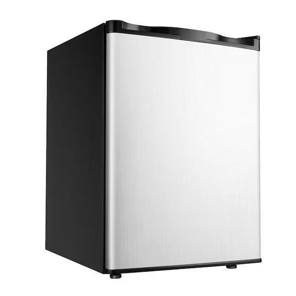 EUHOMY 2.1 Cu.Ft Compact Upright Freezer- Adjustable Temperature Control- Reversible Door- Silver