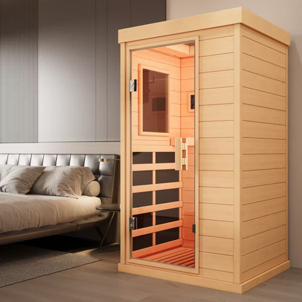 Erommy Mini Infrared Sauna, Home Spa Sauna With Bluetooth, Digital Control And Fast Heating