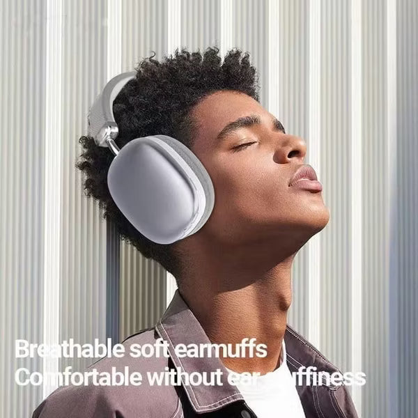 BT5.4 Wireless Over-Ear Headphones, 40H Playtime, 4-Mic ENC Noise Cancelling, Lightweight, Deep Bass, Comfort Fit for Travel & Work