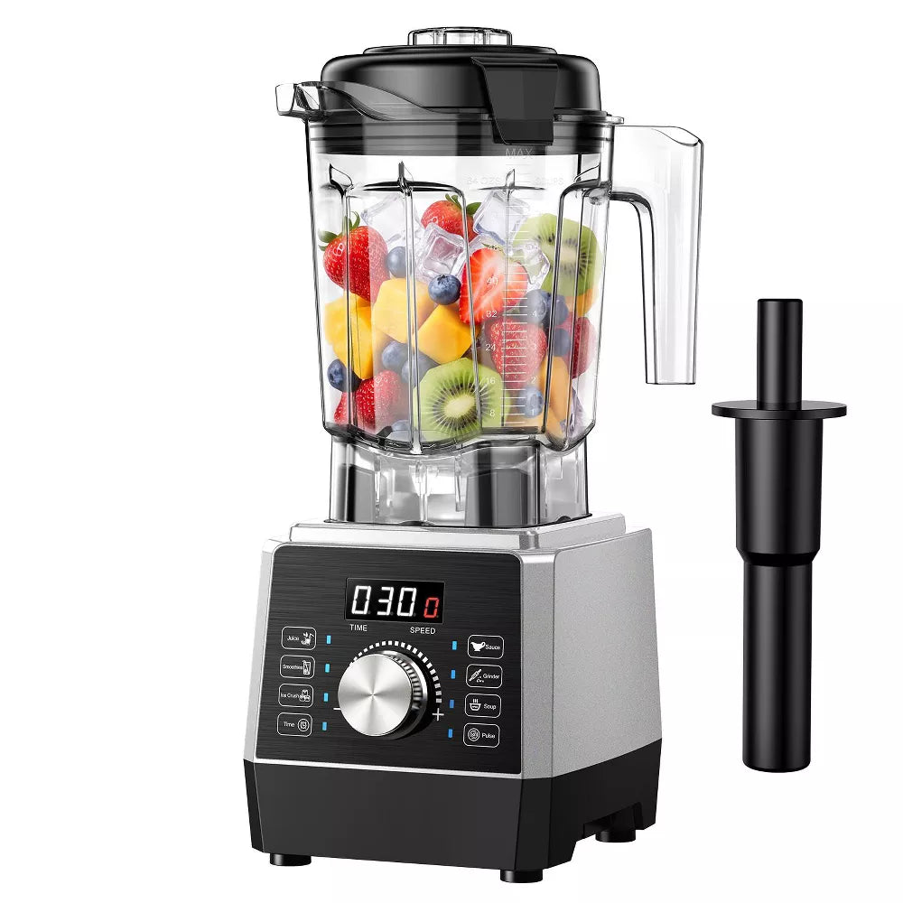 Teendow 1800W Countertop Blender for Kitchen with 70 oz BPA-Free Pitcher,, 25000 RPM Smoothie Blender, 6 Presets, Timer & Pulse for Ice Crushing