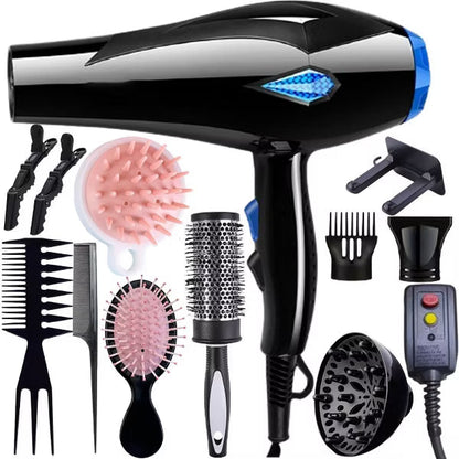 Morfone multi-functional hair dryer set includes a comb, hair clips and a nozzle accessory. Suitable for home use / travel / business trips.