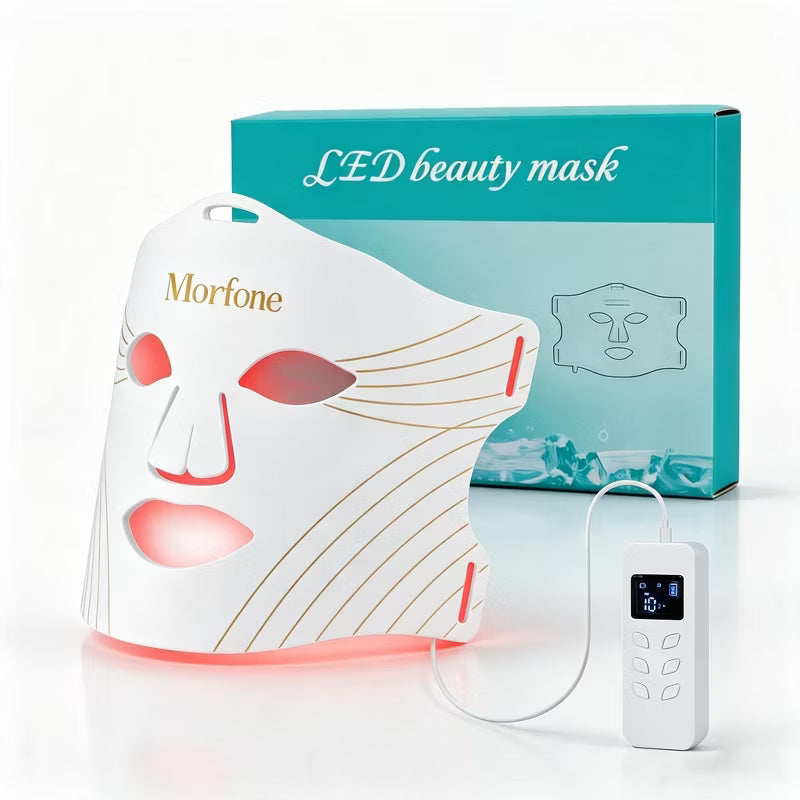 Morfone 276 LED 850nm NIR Red Light Therapy Mask 4 Modes LED Face Therapy Mask with Cooling Function