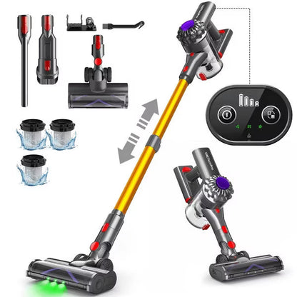 ELEPHAS Cordless Vacuum Cleaner, 35 Mins Runtime Vacuum Cleaners for Home, Stick Vacuum with Self-Standing, Handheld Vacuum for Pet Hair/Carpet/Floor