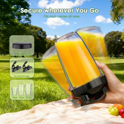 Teendow Personal Blender 25000RPM Smoothie Blender Maker for Shakes and Smoothies with 3 Portable Cups for Frozen Drinks,Juice,Blending & Grinding
