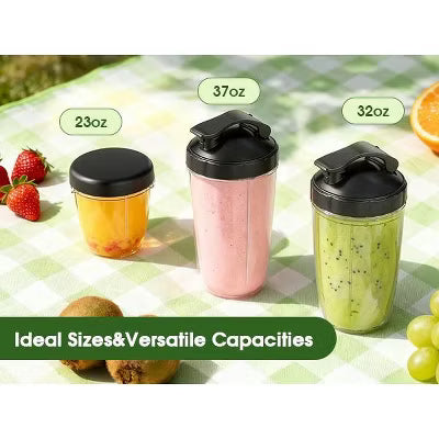 Teendow Personal Blender 25000RPM Smoothie Blender Maker for Shakes and Smoothies with 3 Portable Cups for Frozen Drinks,Juice,Blending & Grinding