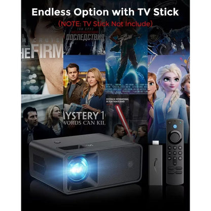 ELEPHAS Mini Projector, 2025 Upgraded Full HD 1080P Support Video Projector, Portable Small Movie Projector, Compatible with iOS/Android/Windows