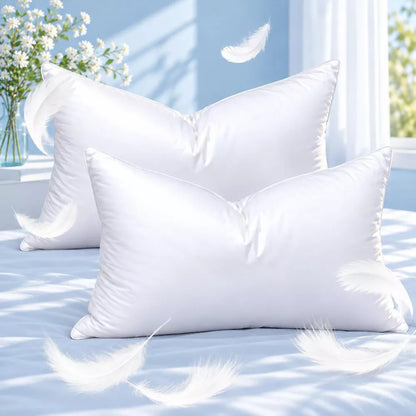 Bed Pillows Hotel Collection Pillows for Sleeping 2 Pack Queen Size，Pillows for Side and Back Sleepers,Soft Down Alternative Microfiber Filled Pillows