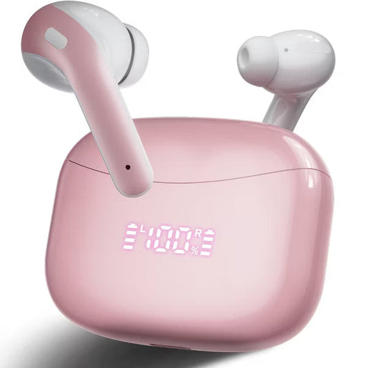 Wireless Charging Bluetooth Earbuds, Hi-Fi Stereo, Touch, IPX Waterproof, Mic iPhone, Samsung & Android