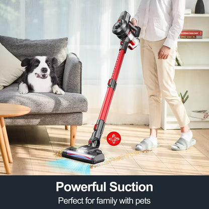 INSE N650 Cordless Vacuum Cleaner 12Kpa 160W Rechargeable Stick Vacuum super lightweight Rechargeable Vacuum Cleaner Up to 45 Mins Runtime