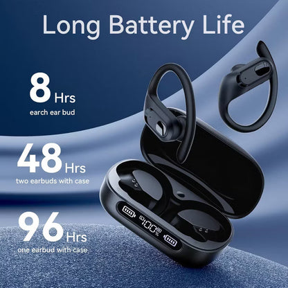 occiam Active Noise Cancelling Headphones Wireless Earbuds Bluetooth Ear Buds 96Hrs Playback HD Call Over-Ear Waterproof Earphones