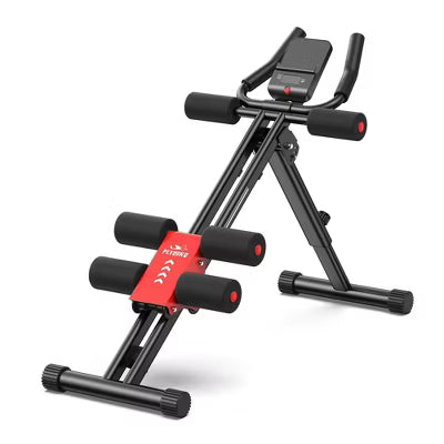 FLYBIRD Adjustable Ab Trainer with LCD Monitor, Perfect Valentine's Day Gift, Ab Workout Machine for Home Gym, Core & Waist Shaper