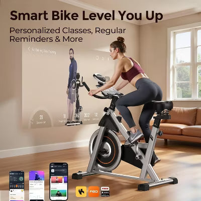 YOSUDA Exercise Bike Stationary Indoor Cycling Bike for Home 300 Lbs Weight Capacity, Comfortable Seat Cushion and LCD Monitor