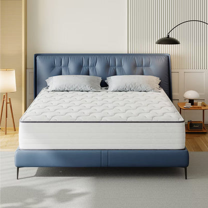 Swedrea Hybrid Mattress Medium Cooling Memory Foam Bed-in-a-Box White
