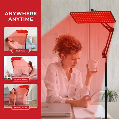 Morfone 120 LED Tri-Wavelength 660nm 850nm 940nm Red Light Therapy Lamp LED Infrared Therapy Panel