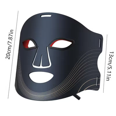 Morfone 660+850nm NIR+ Red Light Therapy Lamp for the Face Remote Controlled Portable Home Skincare Kit
