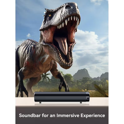 VEATOOL Sound Bar for TV, 50W Bluetooth 5.4 Soundbar with Subwoofer, 3D Surround Sound System with Optical/AUX/RCA/USB