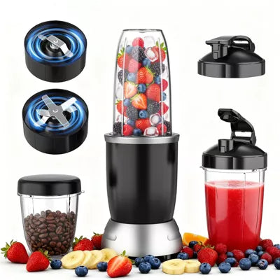 Teendow Personal Blender 25000RPM Smoothie Blender Maker for Shakes and Smoothies with 3 Portable Cups for Frozen Drinks,Juice,Blending & Grinding