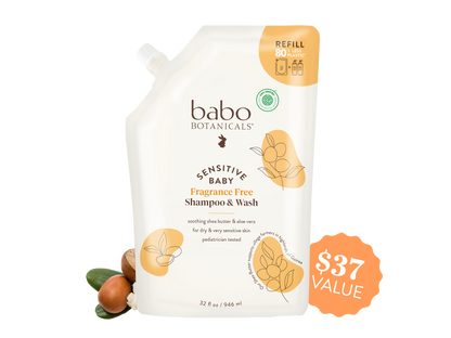 Sensitive Baby Shampoo & Wash Refill 32oz