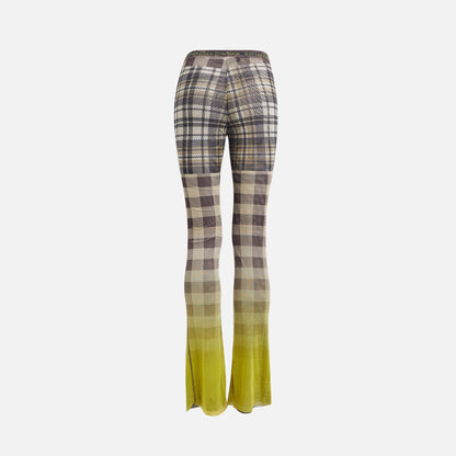 Ottolinger Mesh Pants - Yellow Plaid