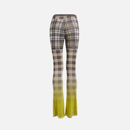 Ottolinger Mesh Pants - Yellow Plaid