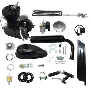 SalonMore 80cc 2-Stroke Bike Motorized Gas Engine Motor Kit, Silver