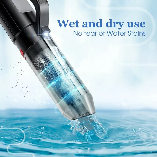 Cordless Hand Vacuum Cleaner, Doosl 12.6V Perfect Portable Handheld Vacuum Wet Dry with LED Light for Car Home