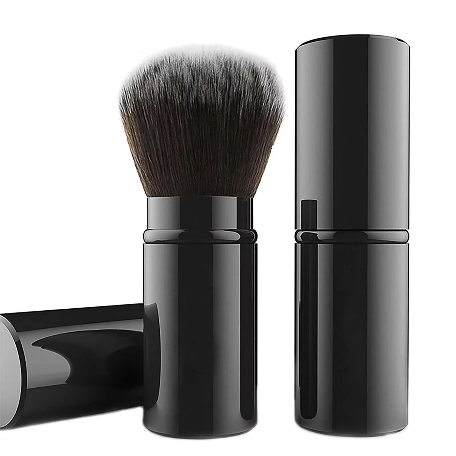QWANG Makeup Brush Travel Face Blush Brush Portable Powder Brush With Cover For Blush