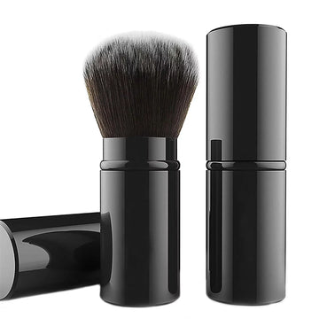 QWANG Makeup Brush Travel Face Blush Brush Portable Powder Brush With Cover For Blush