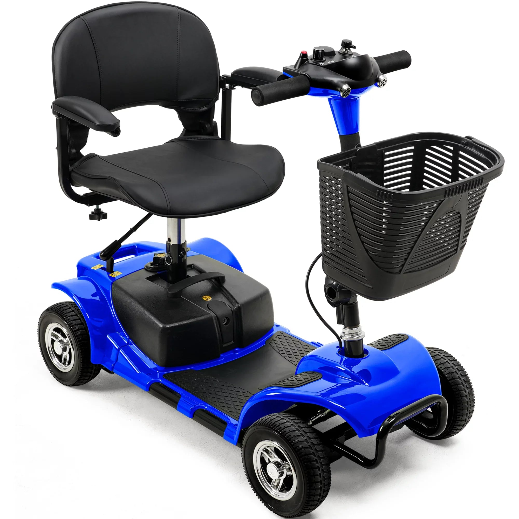 Furgle 4 Wheels Mobility Scooter, Electric Powered Wheelchair Device for Travel, Adults, Elderly