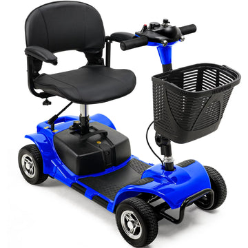 Furgle 4 Wheels Mobility Scooter, Electric Powered Wheelchair Device for Travel, Adults, Elderly
