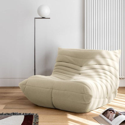 Memory Foam Floor Chair, Comfortable Back Support Lazy Sofa, Comfy for Reading Game Meditating, Suede Light Gray