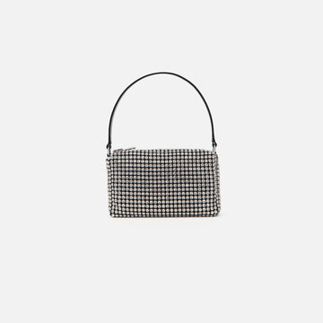 Alexander Wang Heiress Medium Pouch - White Crystals