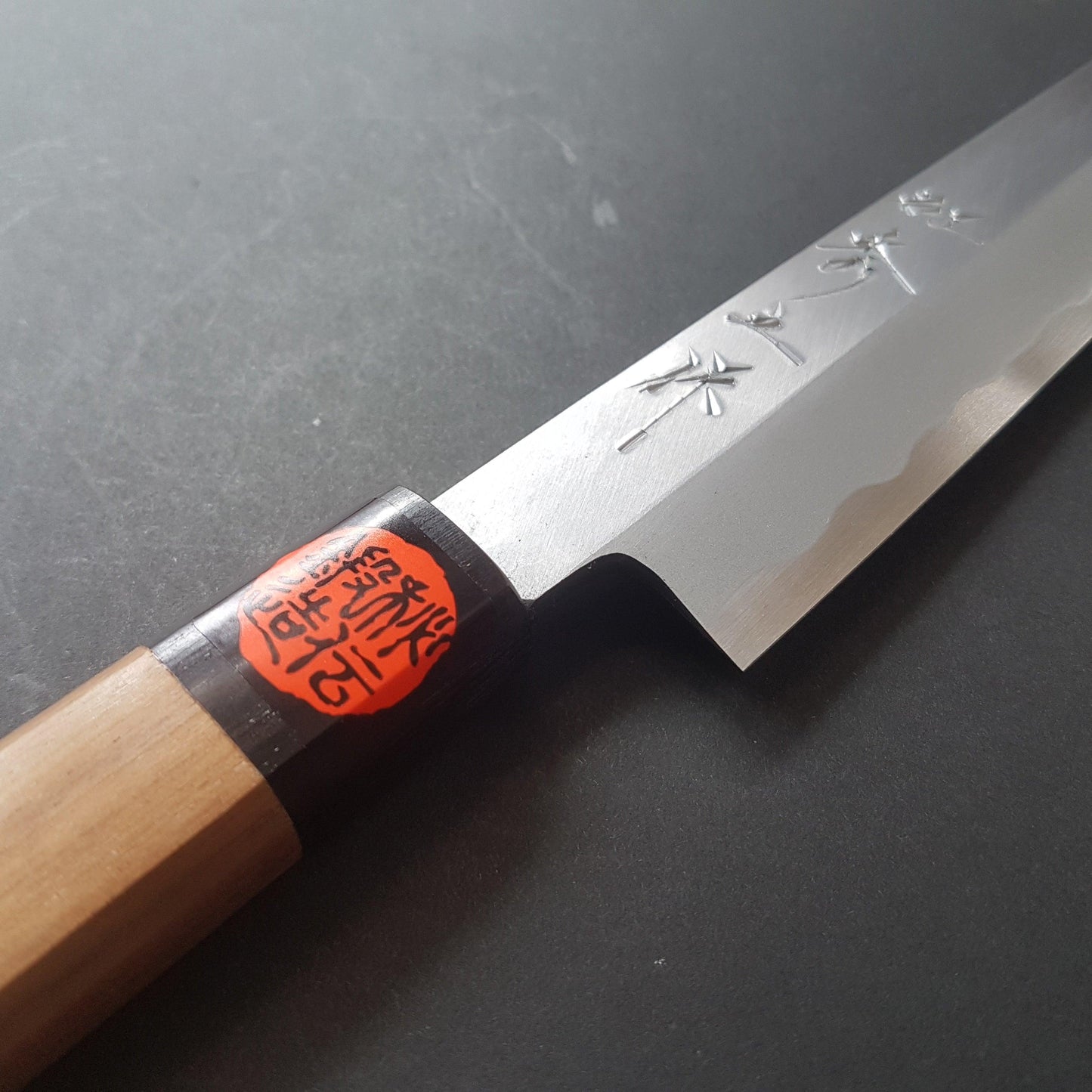 Yanagiba knife, Aogami 2 steel, Migaki finish - Shigeki Tanaka