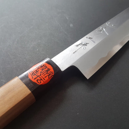 Yanagiba knife, Aogami 2 steel, Migaki finish - Shigeki Tanaka
