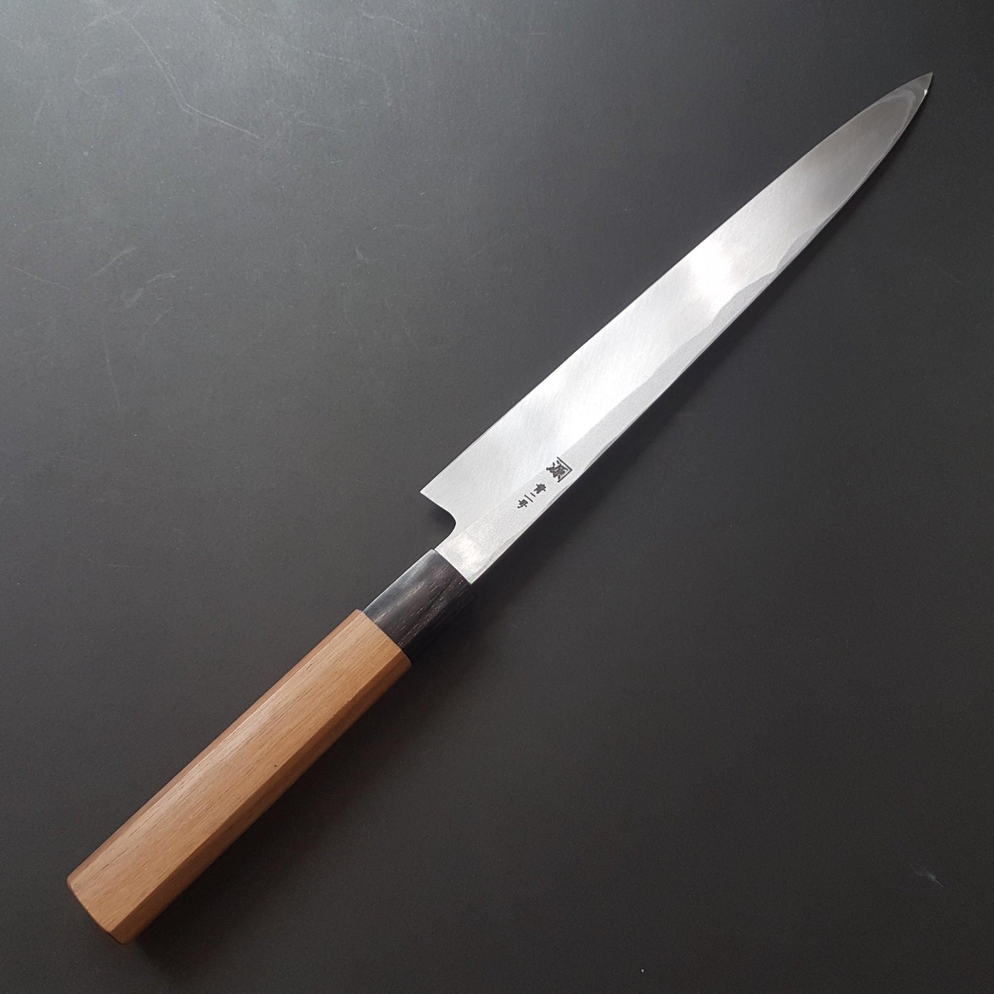 Yanagiba knife, Aogami 2 steel, Migaki finish - Shigeki Tanaka