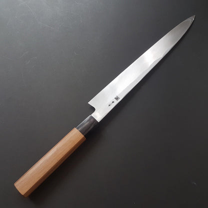 Yanagiba knife, Aogami 2 steel, Migaki finish - Shigeki Tanaka