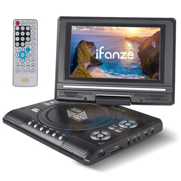 18.8" Portable DVD Player,13in Large Swivel Screen 270° Rotation DVD Player with FM Radio/Hundreds of Cable TV/Wireless TV, Support U Disk,SD/MS/MMC Card