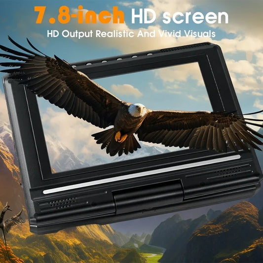 18.8" Portable DVD Player,13in Large Swivel Screen 270° Rotation DVD Player with FM Radio/Hundreds of Cable TV/Wireless TV, Support U Disk,SD/MS/MMC Card