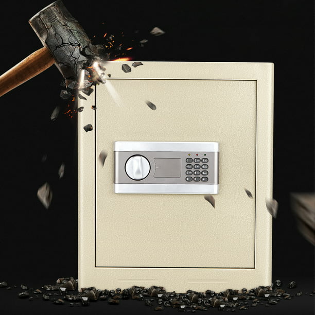 TTLIFE Fireproof Safe Lockboxes,2.0 Cubic Feet Security Safe Lockboxes Fireproof Waterproof Electronic Digital Security Safe Combination Lock Safe with Keypad for Home YT01