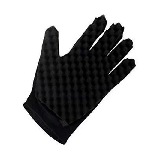 QWANG 1PC Fashion Curls Coil Tool Wave Barber Hair Brush Sponge Gloves