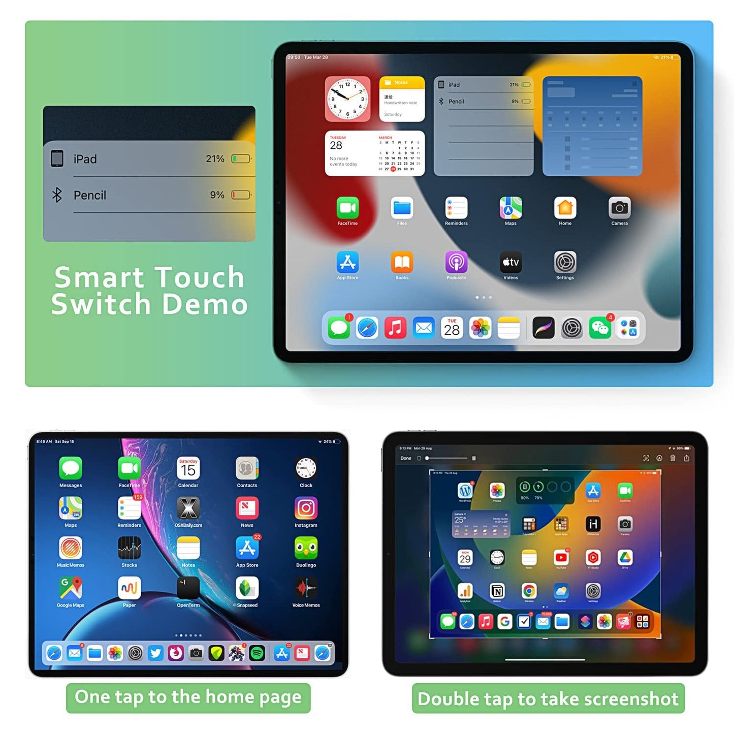 Stylus Pen for iPad,Apple Pens,IPad Pencil 2nd Generation,Smart Touch Switch,Compatible with(2018-2023) Magnetic iPad 6-10,iPad Mini 5/6,iPad Air 3-5,iPad Pro 11"/12.9"