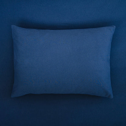 Ecolino® Pillowcase, 100% Organic Cotton, 2 Pack, Navy Blue + Rainbow