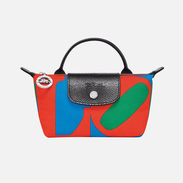 Longchamp x Robert Indiana Pouch - Red