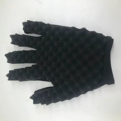 QWANG 1PC Fashion Curls Coil Tool Wave Barber Hair Brush Sponge Gloves