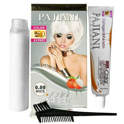 QWANG White Permanent Hair Pigment Color Unisex Long Lasting Hair Color 160ml