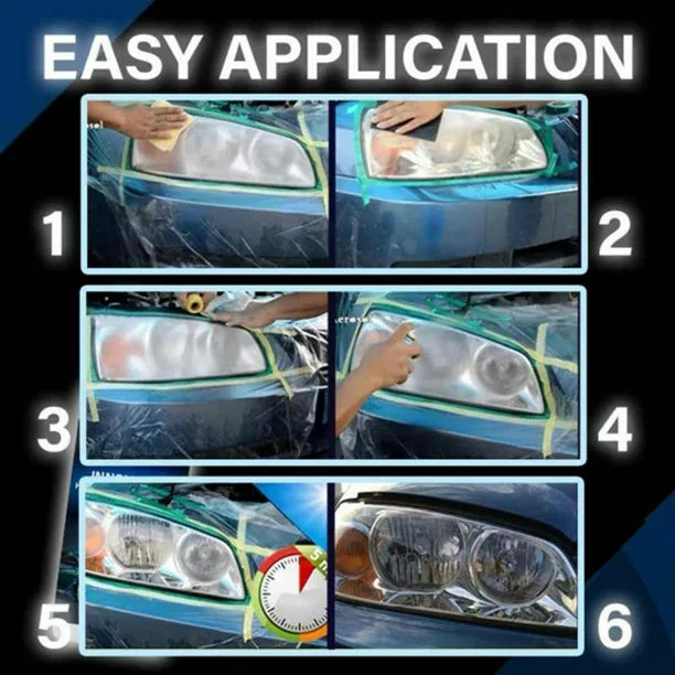 QWANG Headlight Renewals Polish Car Kit Headlight Liquid Cleaning 20ml