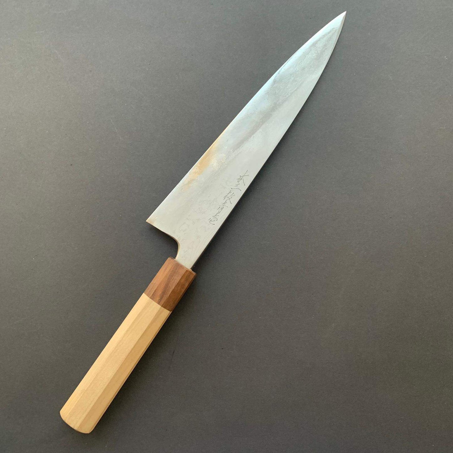 Gyuto knife, Aogami 1, forge welded damascus series - Naoki Mazaki