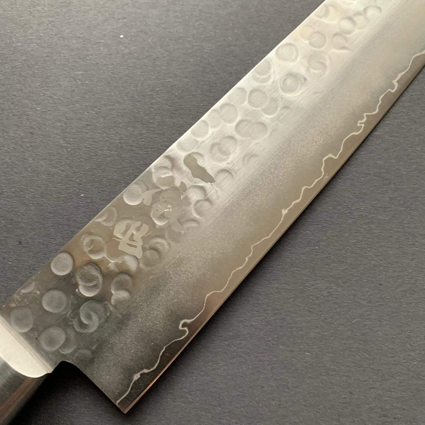 Sujihiki knife, 19C27 Stainless Steel, Tsuchime finish - Ittetsu