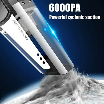 Doosl Handheld Vacuum Cleaner, 120W Cordless Portable Hand Vacuum for Car, Home, Wet or Dry Use, Black