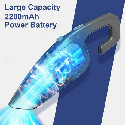 Portable Car Vacuum 7KPA Handheld Vacuum Cordless Hand Vacuum Powerful Vacuum Cleaner Multi-purpose for Pet Home Car